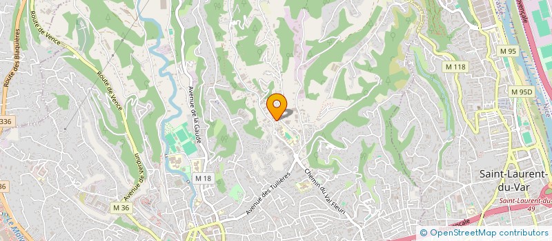 localisation de l'entreprise FRAMULEX à CAGNES-SUR-MER
