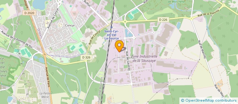 localisation de l'entreprise FRAMY  SAINT-CYR-EN-VAL