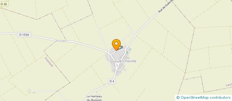 localisation de l'entreprise FRAN  GUERCHEVILLE