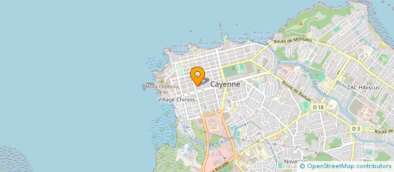 localisation de l'entreprise FRAN'ANA  CAYENNE