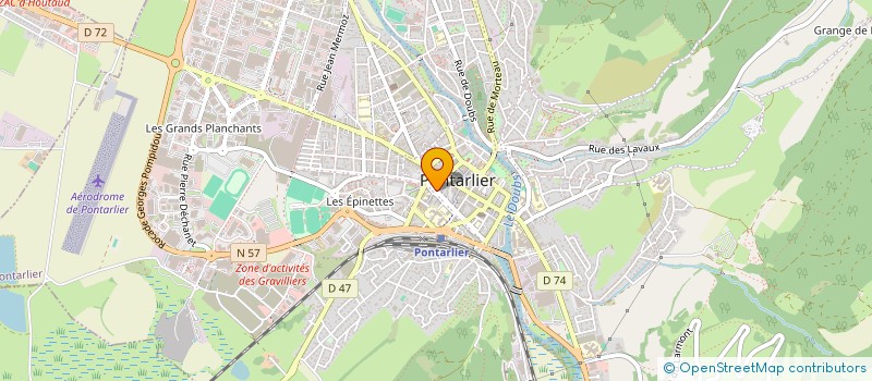 localisation de l'entreprise FRAN CHICKEN à PONTARLIER