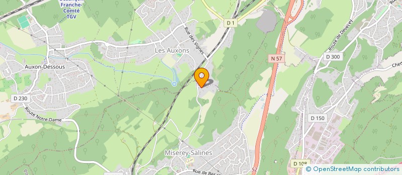 localisation de l'entreprise FRAN CONSEILS IMMO  MISEREY-SALINES