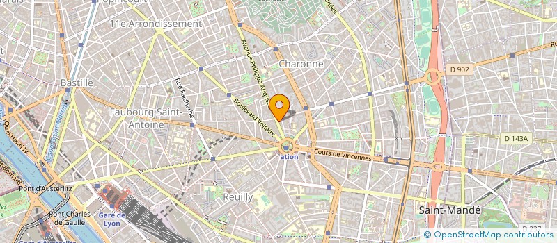 localisation de l'entreprise FRAN COUPE  PARIS