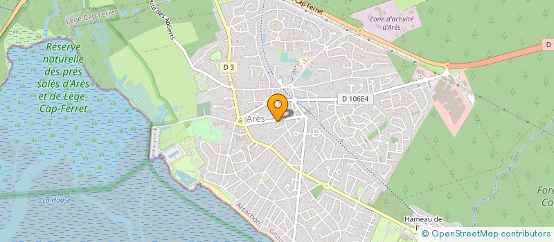 localisation de l'entreprise FRAN DU VAL  ARES