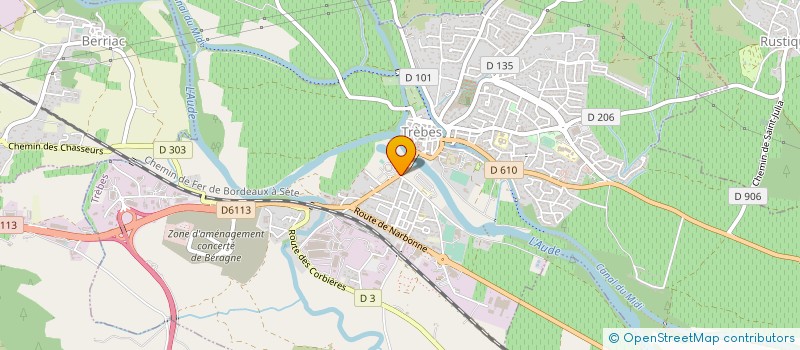 localisation de l'entreprise FRAN SIM S.C  TREBES