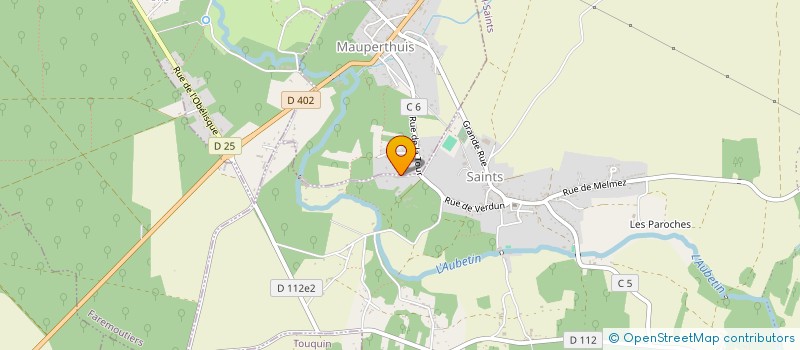 localisation de l'entreprise FRANAC à MAUPERTHUIS