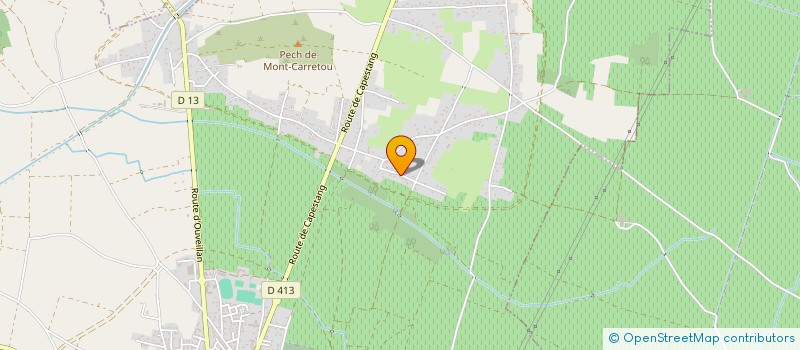 localisation de l'entreprise FRANAD'IMMO  CUXAC-D'AUDE