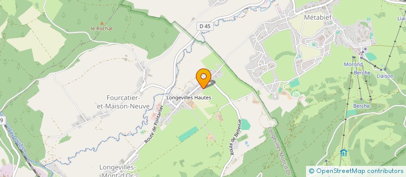 localisation de l'entreprise FRANAMELO  LONGEVILLES-MONT-D'OR