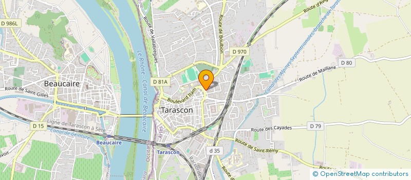 localisation de l'entreprise FRANANGE  TARASCON