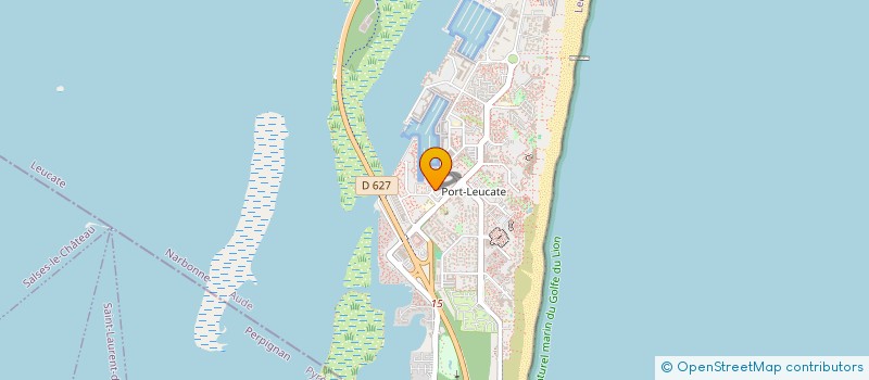 localisation de l'entreprise FRANAT à LEUCATE