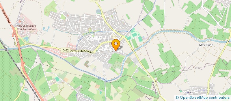 localisation de l'entreprise FRANAT  SALEILLES