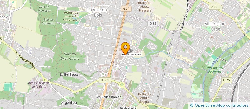 localisation de l'entreprise FRANAT à LONGPONT-SUR-ORGE