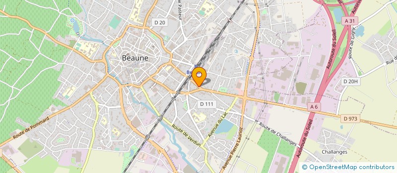 localisation de l'entreprise FRANAT à BEAUNE