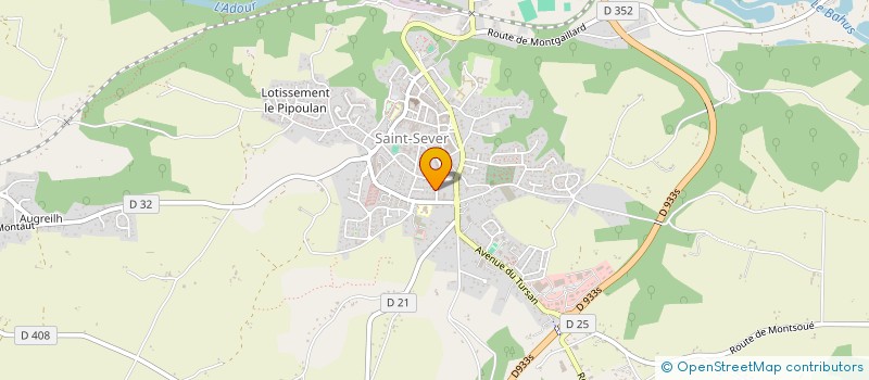 localisation de l'entreprise FRANAUD à SAINT-SEVER