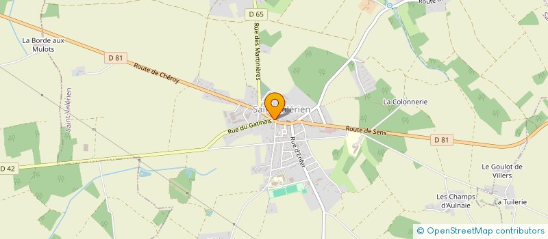 localisation de l'entreprise FRANBER à SAINT-VALERIEN