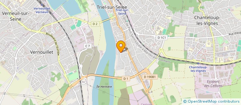 localisation de l'entreprise FRANBREIZH  TRIEL-SUR-SEINE