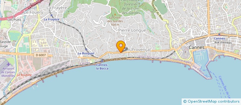 localisation de l'entreprise FRANC'AZUR à CANNES