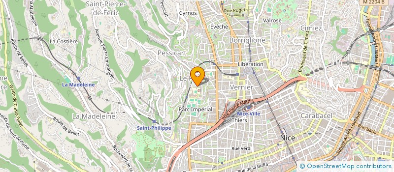 localisation de l'entreprise FRANC BIO à NICE