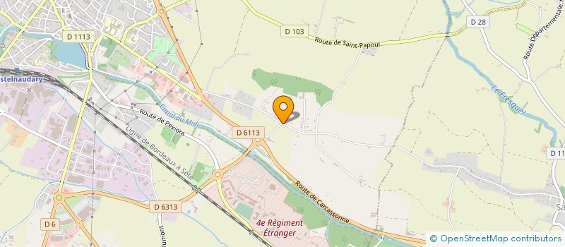 localisation de l'entreprise FRANC BON VIVANT  SAINT PAPOUL