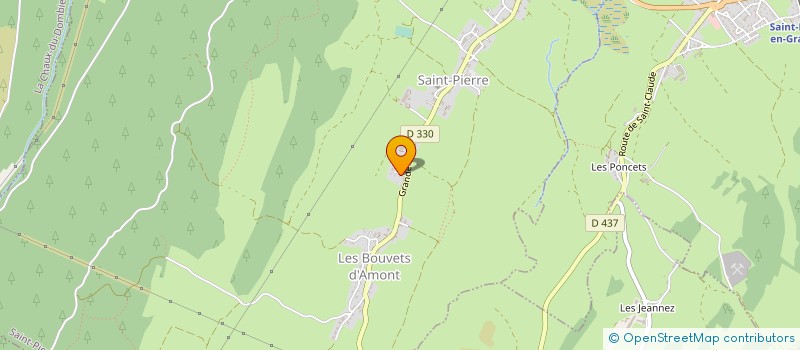 localisation de l'entreprise FRANC COMTOISE DU CHAUFFAGE  SAINT-PIERRE