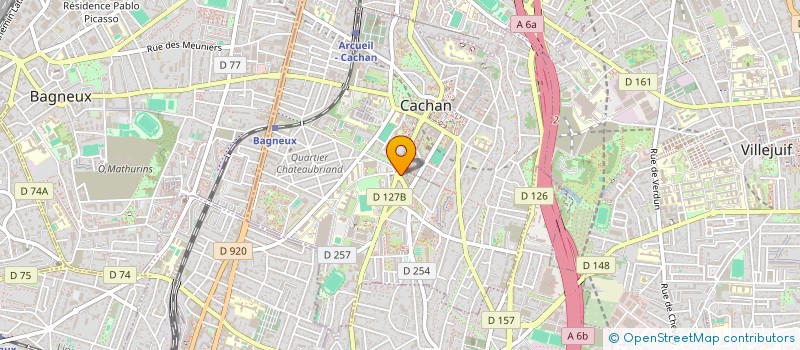 localisation de l'entreprise FRANC-MARC GLOBAL  CACHAN