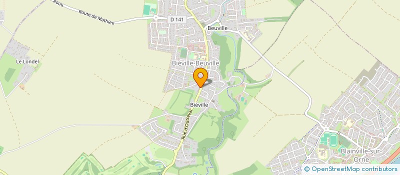 localisation de l'entreprise FRANC MICHAEL  BIEVILLE BEUVILLE