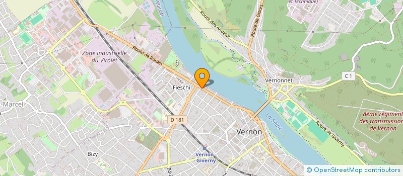 localisation de l'entreprise FRANC ONLINE SARL à VERNON