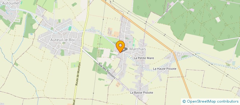 localisation de l'entreprise FRANC ORJAD-BATIMENT  SAULX-MARCHAIS