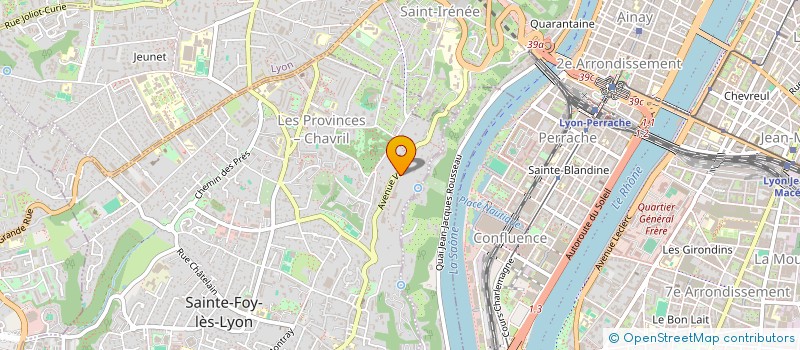 localisation de l'entreprise FRANC PATRIMOINE CONSULTING  SAINTE-FOY-LES-LYON