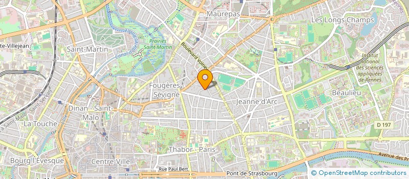 localisation de l'entreprise FRANCA  RENNES