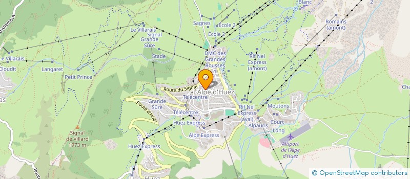 localisation de l'entreprise FRANCA  HUEZ