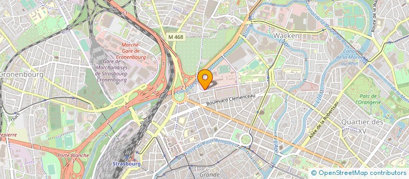 localisation de l'entreprise FRANCAA à STRASBOURG