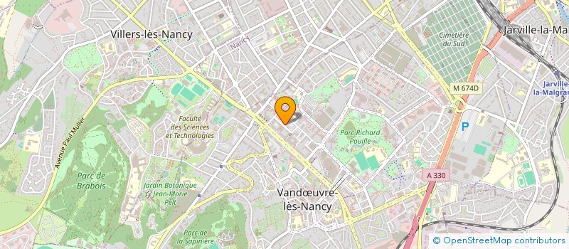 localisation de l'entreprise FRANCAIS LANGUE ETRANGERE A VANDOEUVRE  VANDUVRE-LES-NANCY