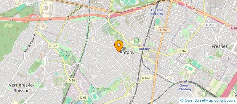 localisation de l'entreprise FRANCAIS POUR TOUS A ANTONY à ANTONY