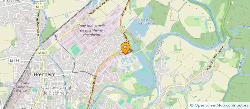 localisation de l'entreprise FRANCAISE D'INVESTISSEMENT ET DE PROMOTION à SCHILTIGHEIM