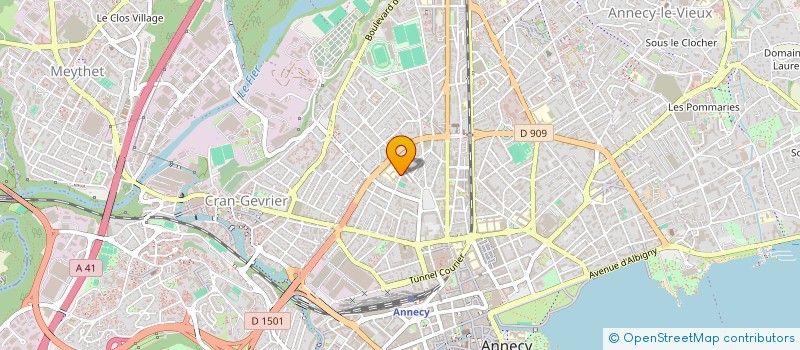 localisation de l'entreprise FRANCAISE D'INVESTISSEMENTS FICODIS F.I.F. à ANNECY