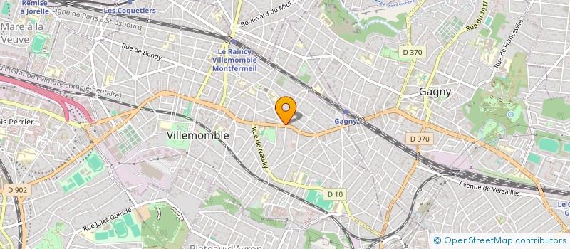 localisation de l'entreprise FRANCAISE DE CONSTRUCTION à VILLEMOMBLE