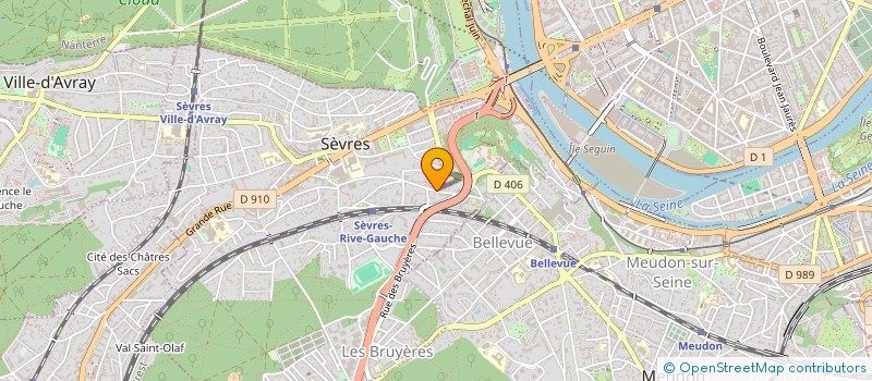 localisation de l'entreprise FRANCAISE DE GESTION à SEVRES
