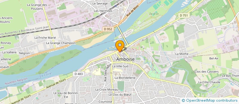 localisation de l'entreprise FRANCAISE DE GESTION IMMOBILIERE  AMBOISE