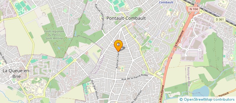 localisation de l'entreprise FRANCAISE DE LEVAGE & MANUTENTION  PONTAULT-COMBAULT