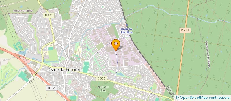 localisation de l'entreprise FRANCAISE DE LOCATION - FRAL à OZOIR-LA-FERRIERE