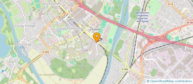 localisation de l'entreprise FRANCAISE DE PROTECTION ET DE SECURITE à PONTOISE