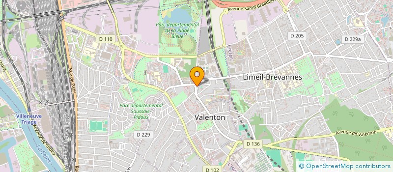 localisation de l'entreprise FRANCAISE EXOTIQUE DISTRIBUTION RESEAUX à VALENTON