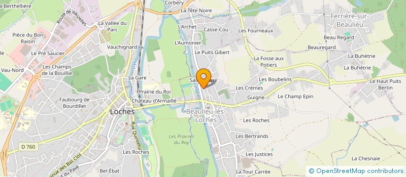 localisation de l'entreprise FRANCAISE INGENIERIE MAITRISE OEUVRE à BEAULIEU-LES-LOCHES