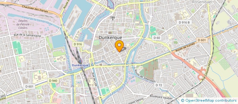 localisation de l'entreprise FRANCAISE INTERVENTION BATELLERIE ARTISA à DUNKERQUE
