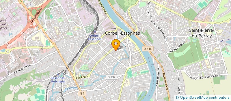 localisation de l'entreprise FRANCAL 2000 à CORBEIL-ESSONNES