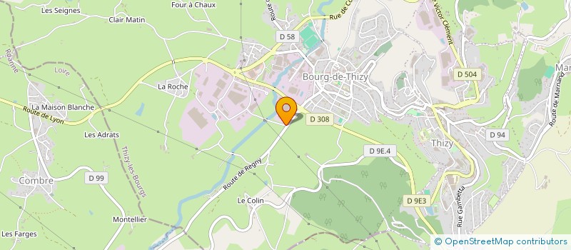 localisation de l'entreprise FRANCALEX  COURS