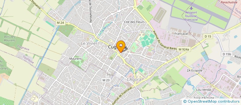 localisation de l'entreprise FRANCALIS à VILLENEUVE-TOLOSANE