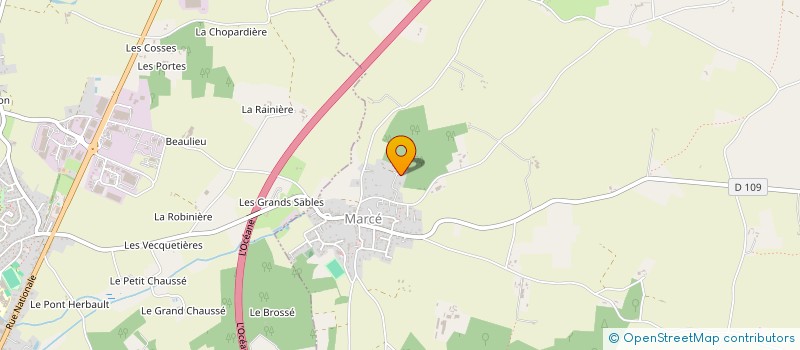 localisation de l'entreprise FRANCAM  MARCE