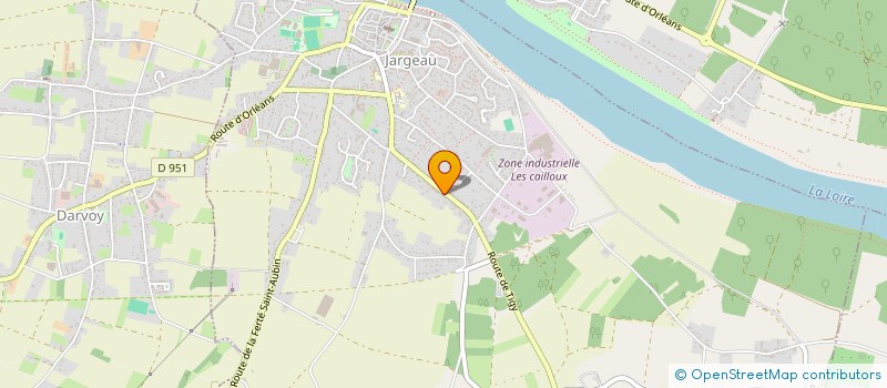 localisation de l'entreprise FRANCAM à JARGEAU